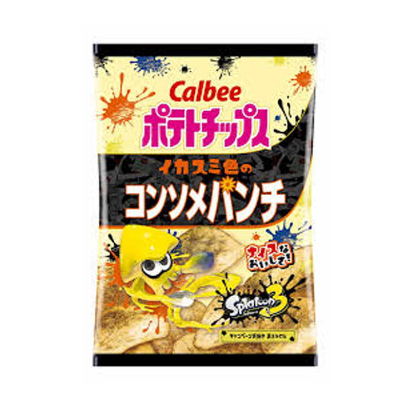 Calbee Splatoon Collab Consomme Punch 56g (Japan)