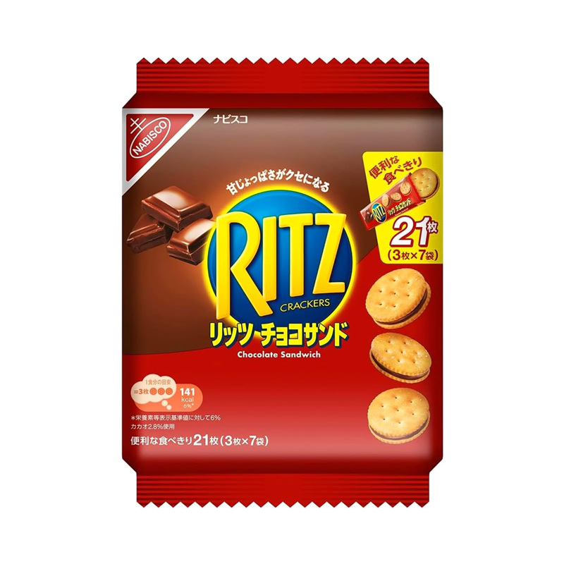 Ritz Family Bag Chocolate Sandwich 187g (Japan)